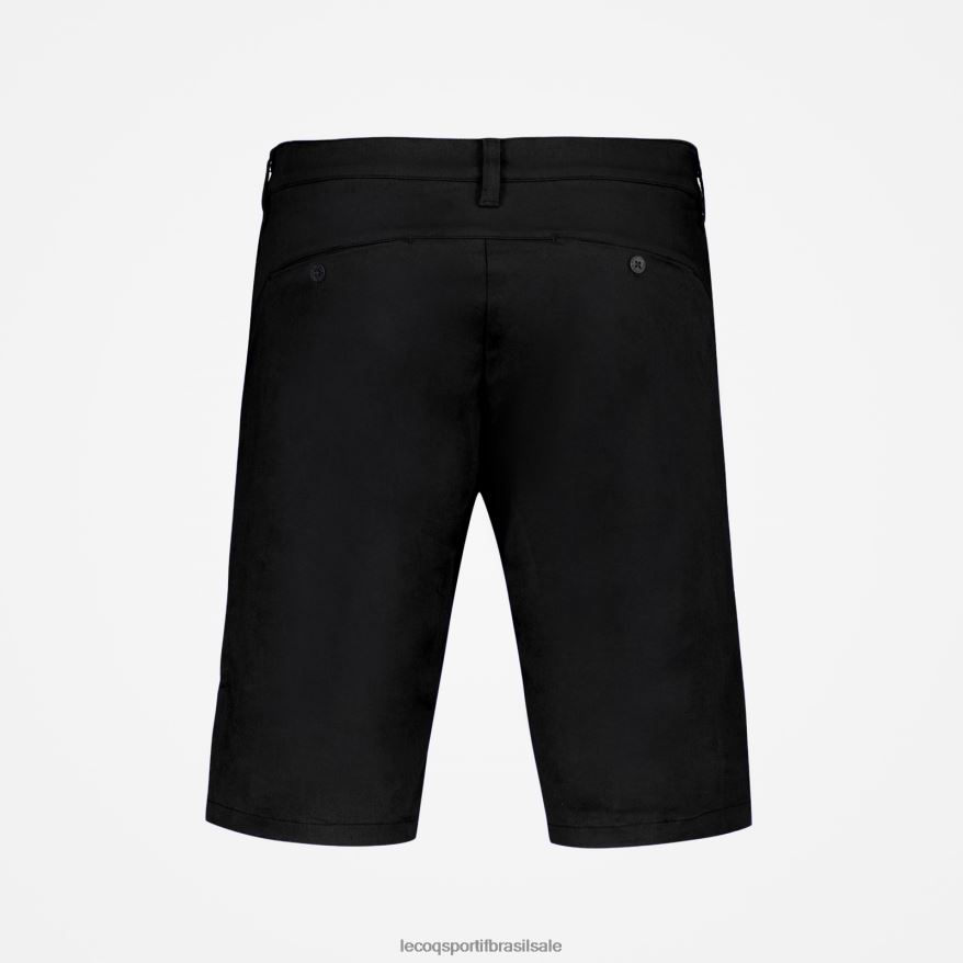 Le Coq Sportif roupas short preto homens 84V684243