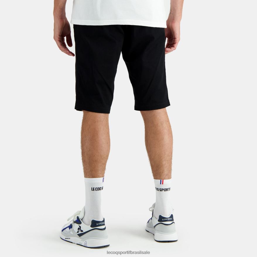 Le Coq Sportif roupas short preto homens 84V684243