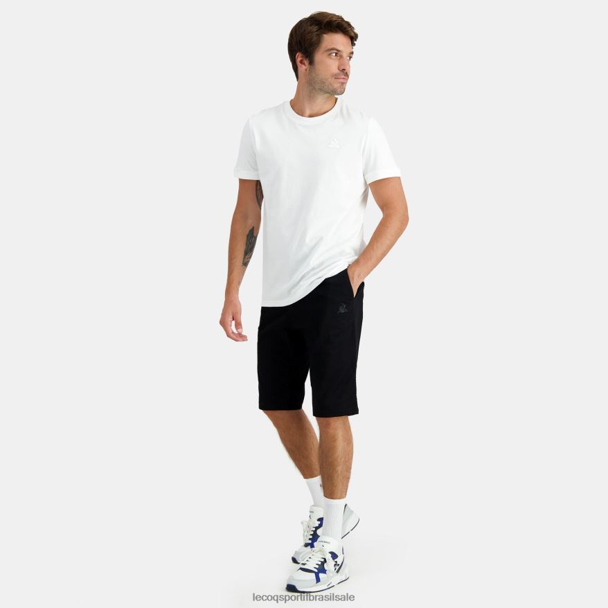 Le Coq Sportif roupas short preto homens 84V684243