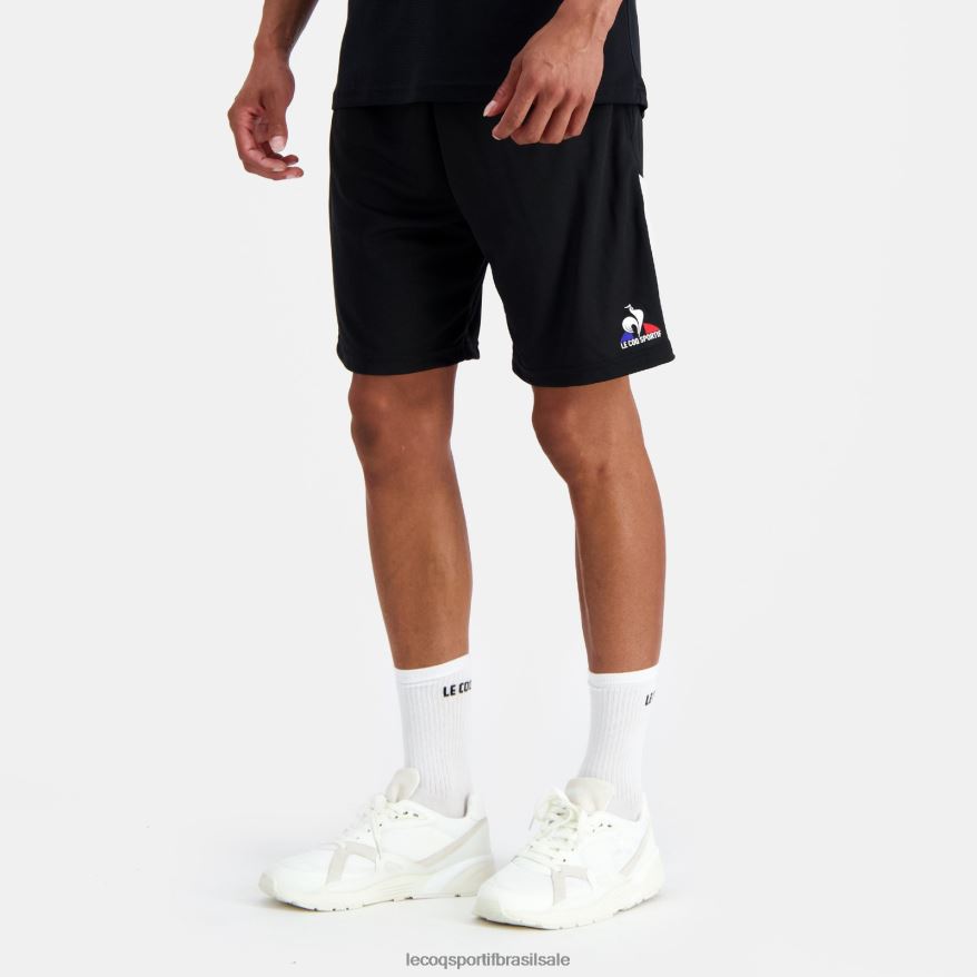 Le Coq Sportif roupas short preto homens 84V684245