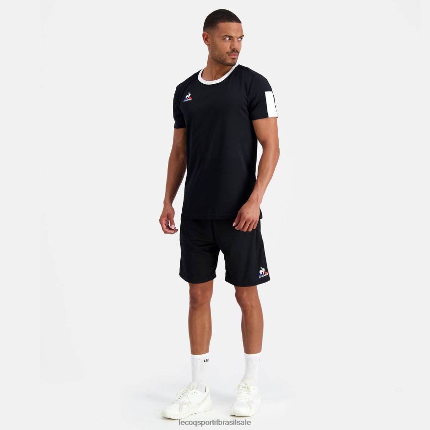 Le Coq Sportif roupas short preto homens 84V684245