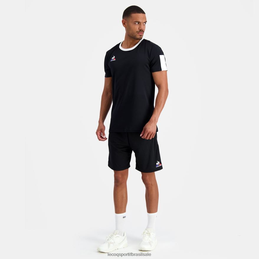 Le Coq Sportif roupas short preto homens 84V684245