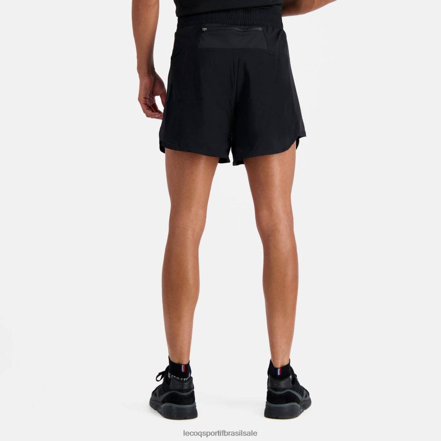 Le Coq Sportif roupas short preto homens 84V684511