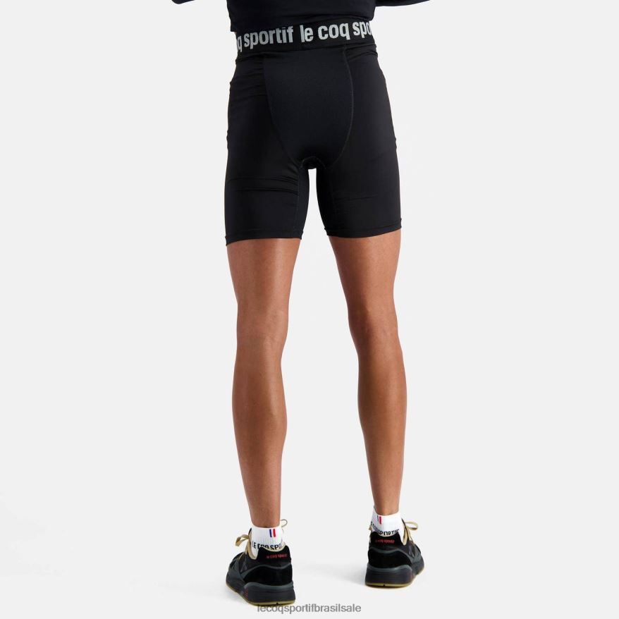 Le Coq Sportif roupas short preto homens 84V684513