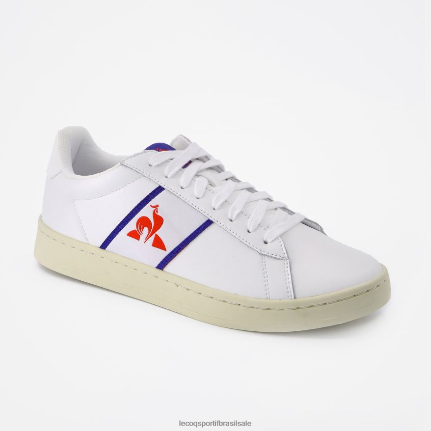 Le Coq Sportif sapato sapato clássico macio tricolor branco homens 84V684550
