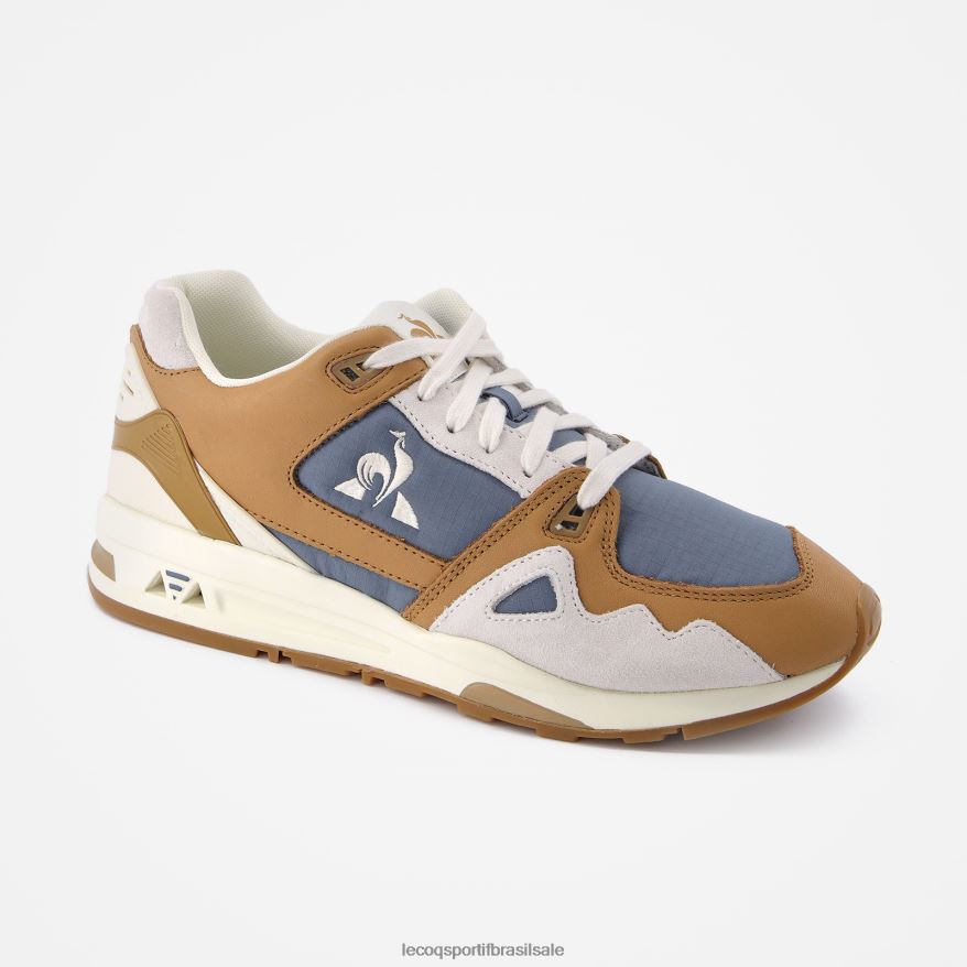 Le Coq Sportif sapato sapato lcs r1000 ripstop marrom homens 84V684530