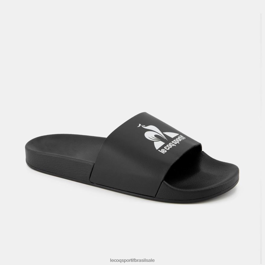 Le Coq Sportif sapato slides feitos na França pretos homens 84V684251