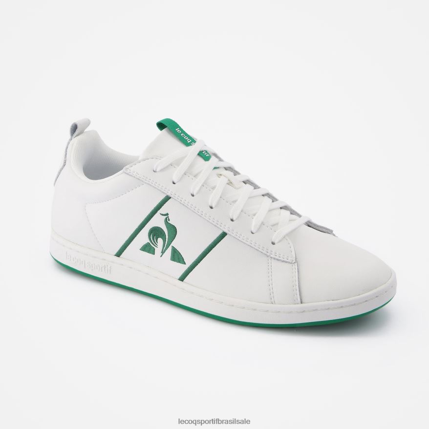 Le Coq Sportif sapato quadra de calçados clássico esportivo branco homens 84V684561