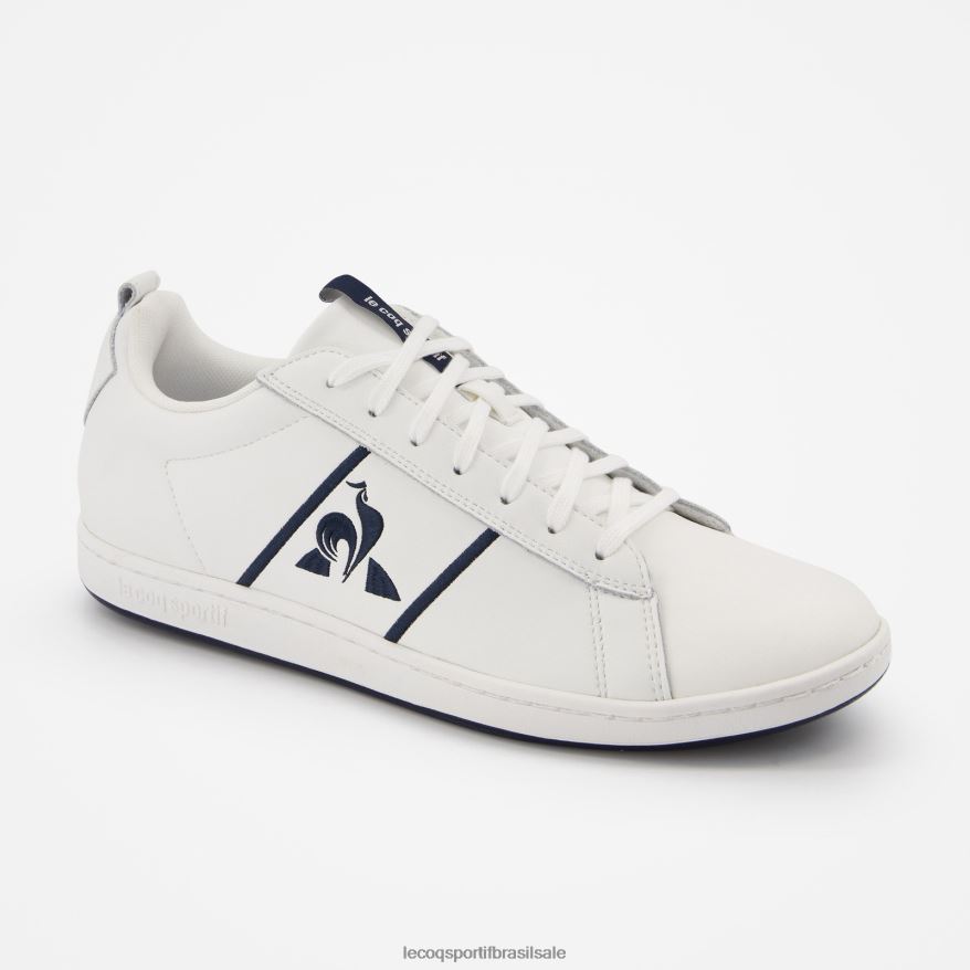 Le Coq Sportif sapato quadra de calçados clássico esportivo branco homens 84V684562