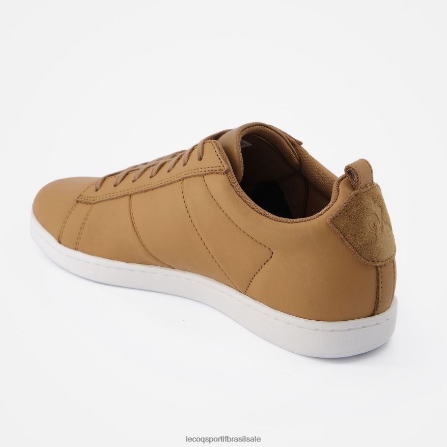 Le Coq Sportif sapato quadra de sapatosclássica artesanal marrom homens 84V684563