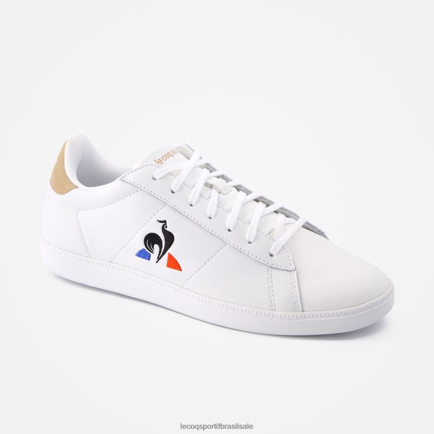 Le Coq Sportif sapato sapato de corte branco homens 84V684589
