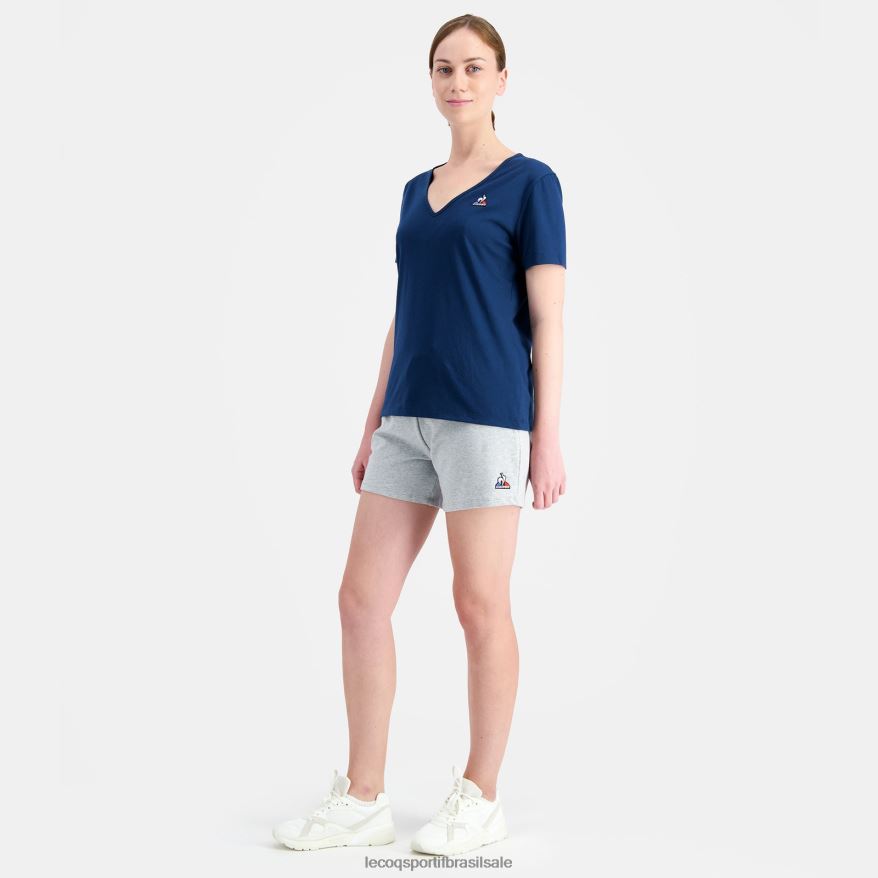 Le Coq Sportif roupas bermuda cinza mulheres 84V684337