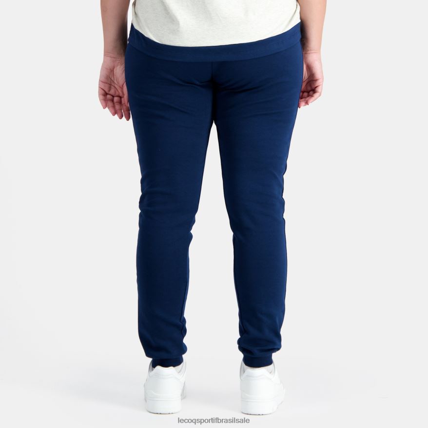 Le Coq Sportif roupas calças azuis mulheres 84V684326