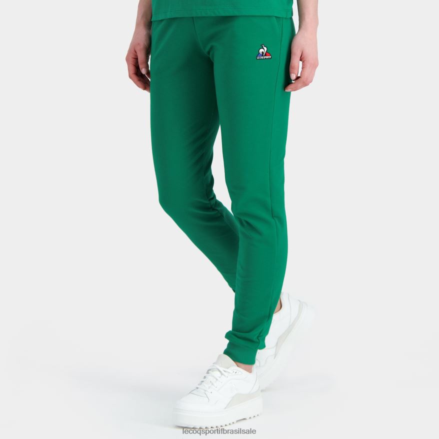 Le Coq Sportif roupas calças verdes mulheres 84V684324