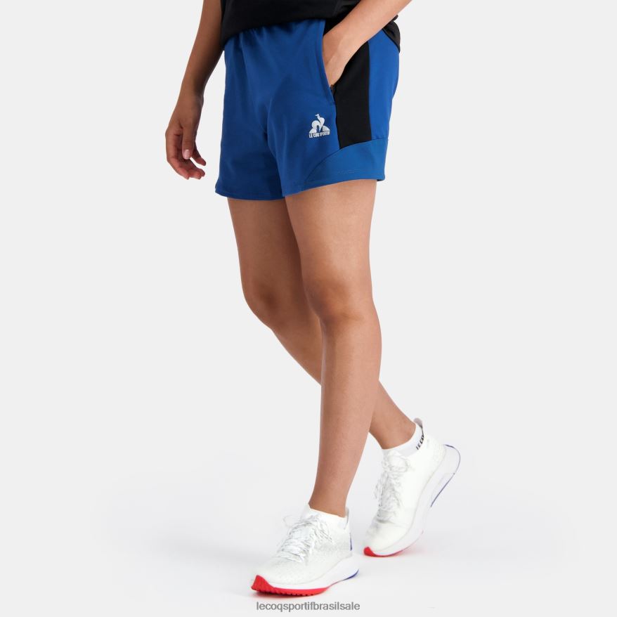 Le Coq Sportif roupas calções azuis mulheres 84V684331