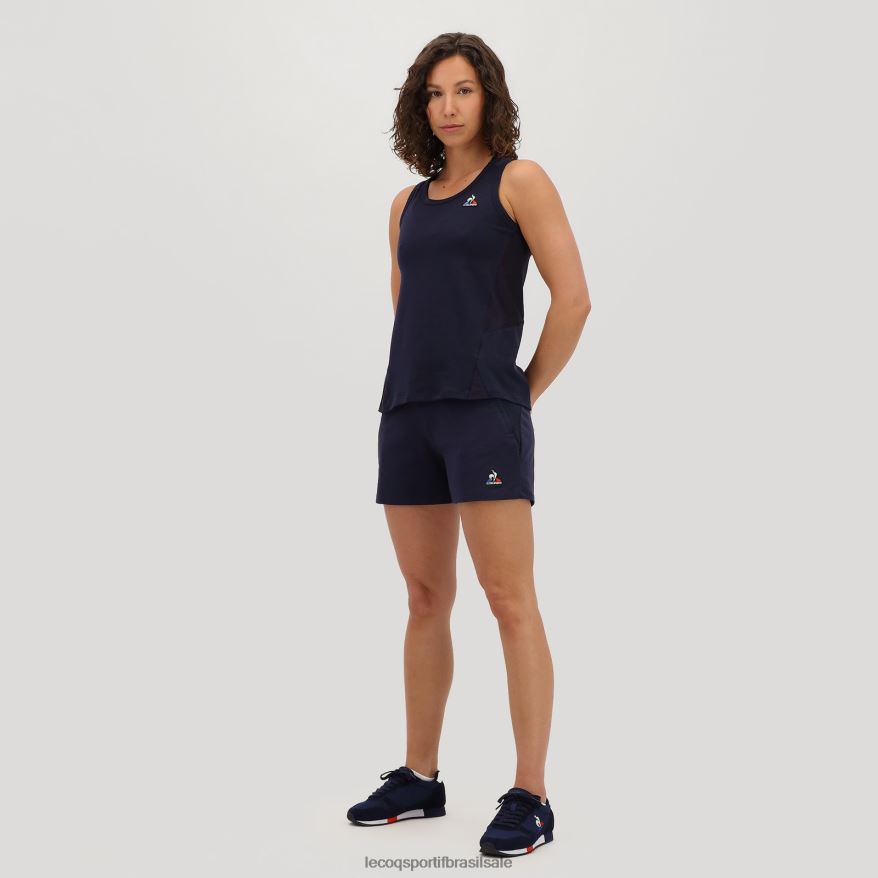 Le Coq Sportif roupas calções azuis mulheres 84V684617