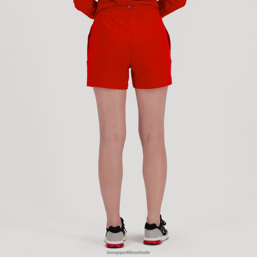 Le Coq Sportif roupas calções vermelhos mulheres 84V684611