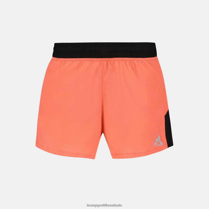 Le Coq Sportif roupas short laranja mulheres 84V684333