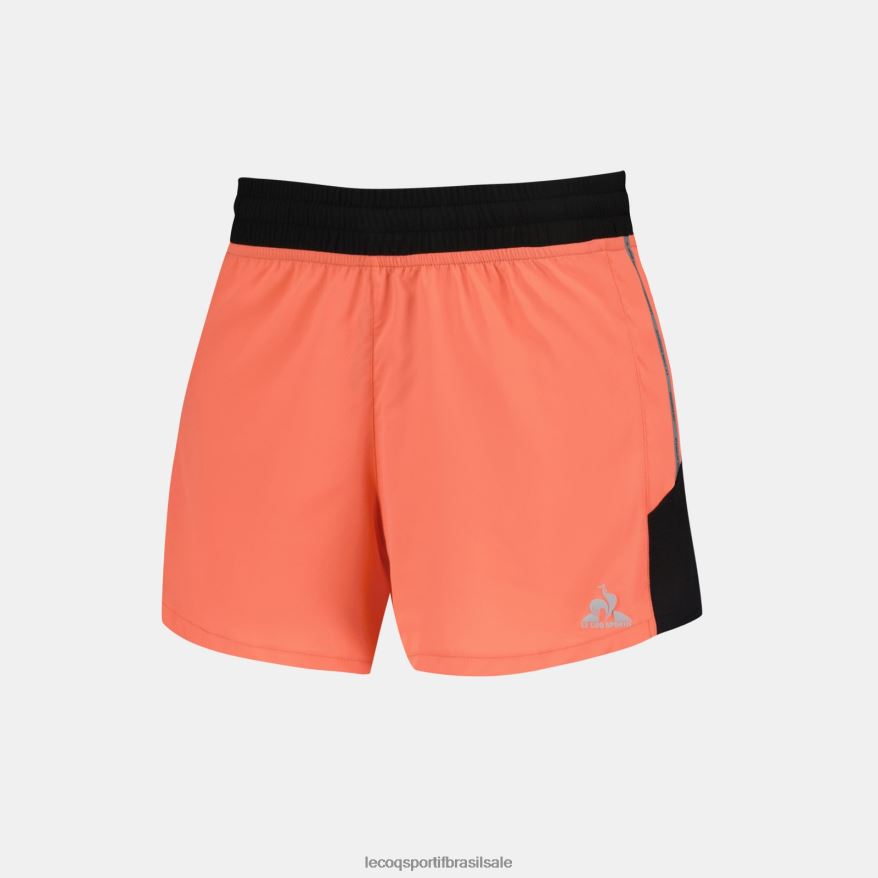 Le Coq Sportif roupas short laranja mulheres 84V684333