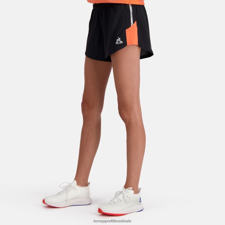 Le Coq Sportif roupas short preto mulheres 84V684321