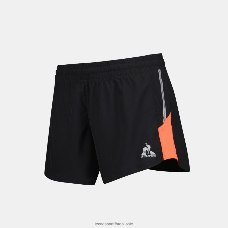 Le Coq Sportif roupas short preto mulheres 84V684321