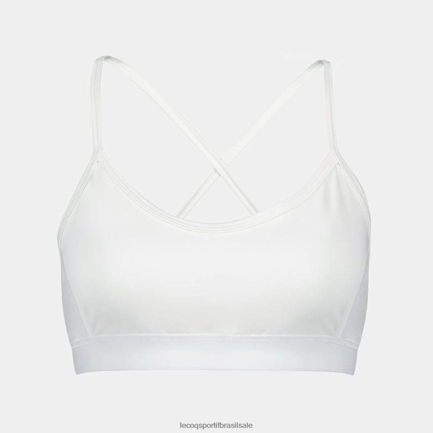 Le Coq Sportif roupas colete top branco mulheres 84V684343