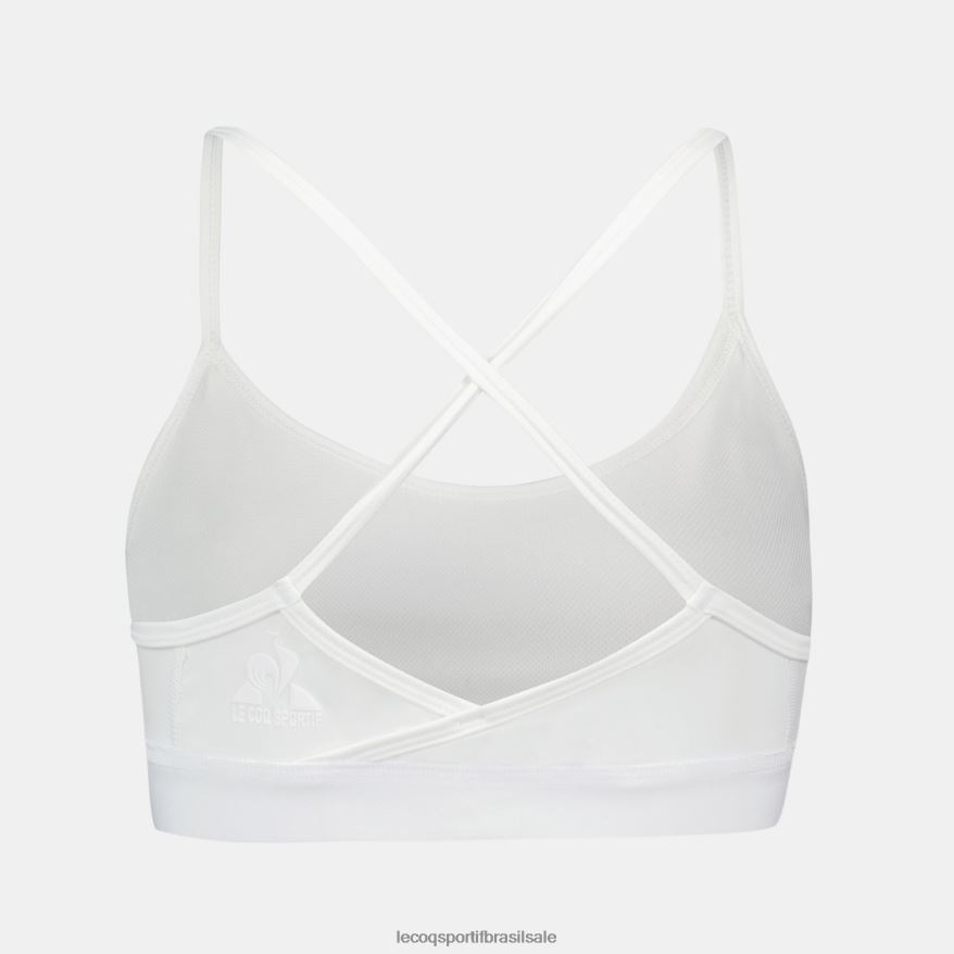 Le Coq Sportif roupas colete top branco mulheres 84V684343