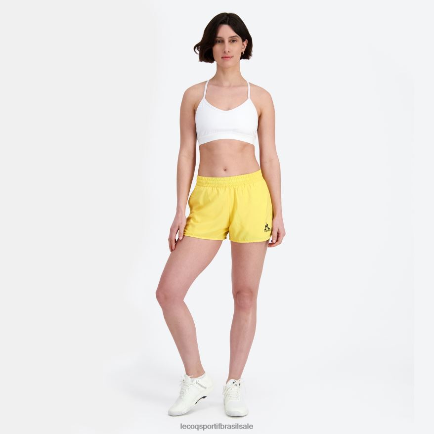 Le Coq Sportif roupas colete top branco mulheres 84V684343