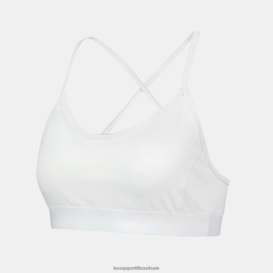 Le Coq Sportif roupas colete top branco mulheres 84V684343