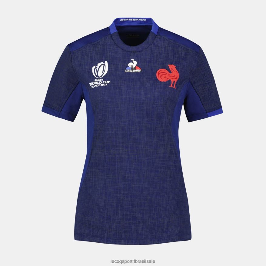 Le Coq Sportif roupas réplica camisa xv de france - rugby world cup 2023 azul mulheres 84V684349