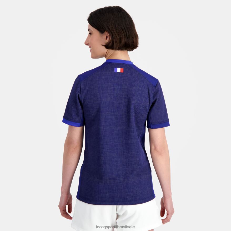 Le Coq Sportif roupas réplica camisa xv de france - rugby world cup 2023 azul mulheres 84V684349