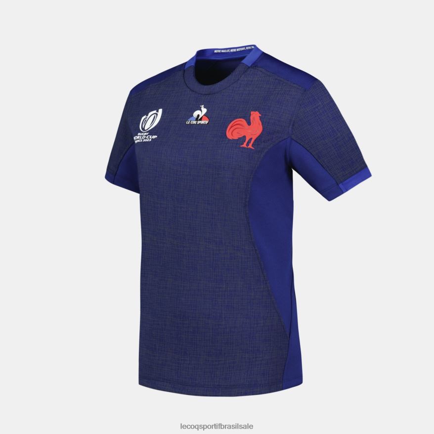 Le Coq Sportif roupas réplica camisa xv de france - rugby world cup 2023 azul mulheres 84V684349