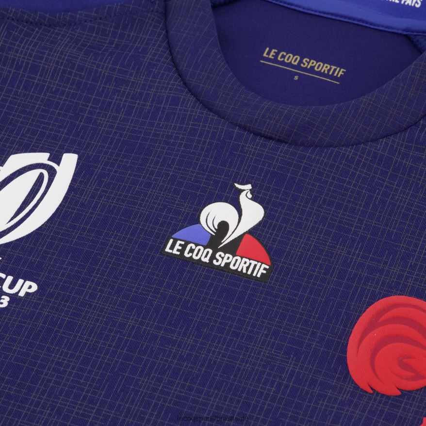 Le Coq Sportif roupas réplica camisa xv de france - rugby world cup 2023 azul mulheres 84V684349